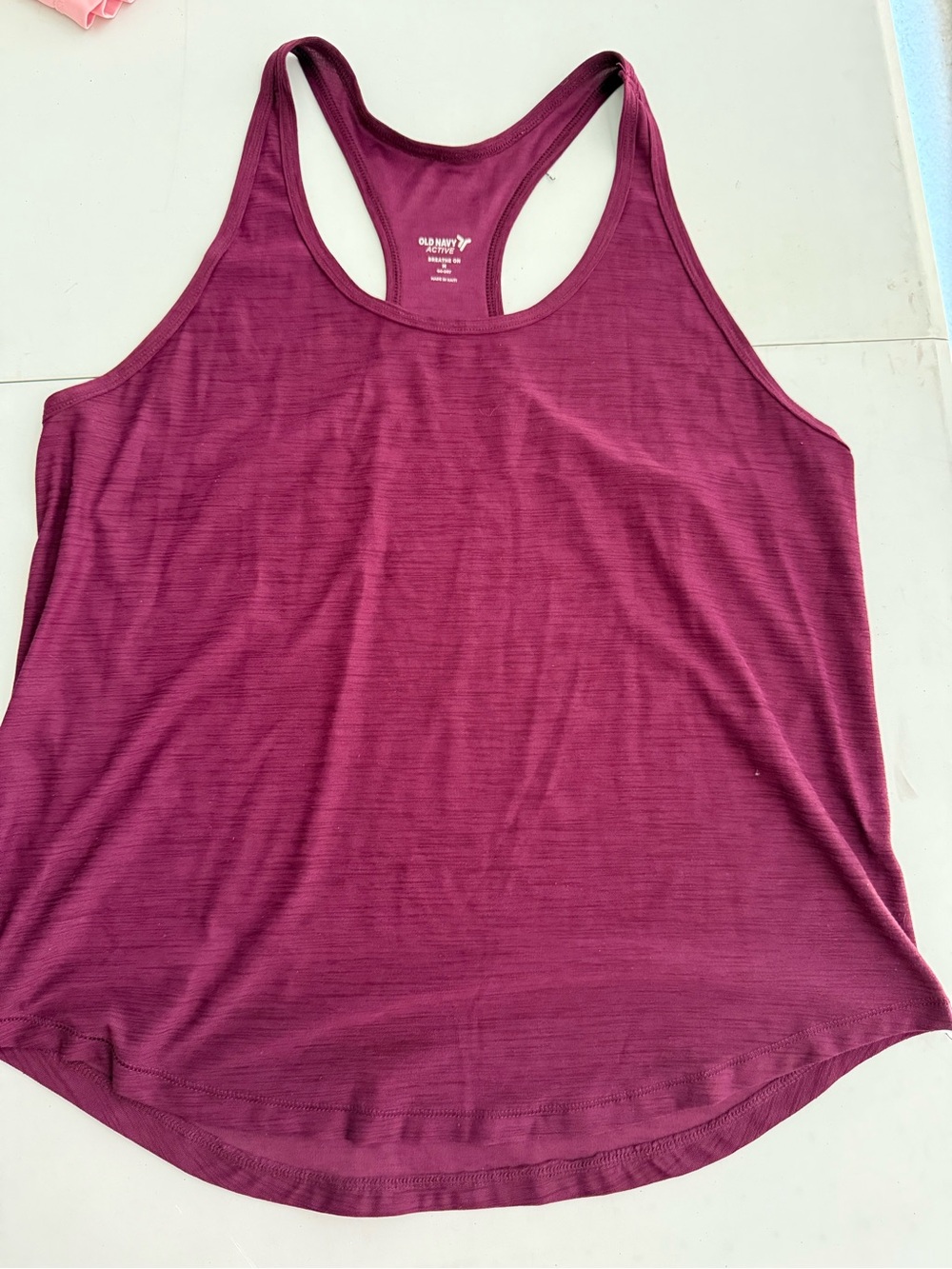 Old Navy Plum Racerback Tank Top